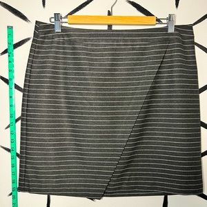 LOFT charcoal mini skirt